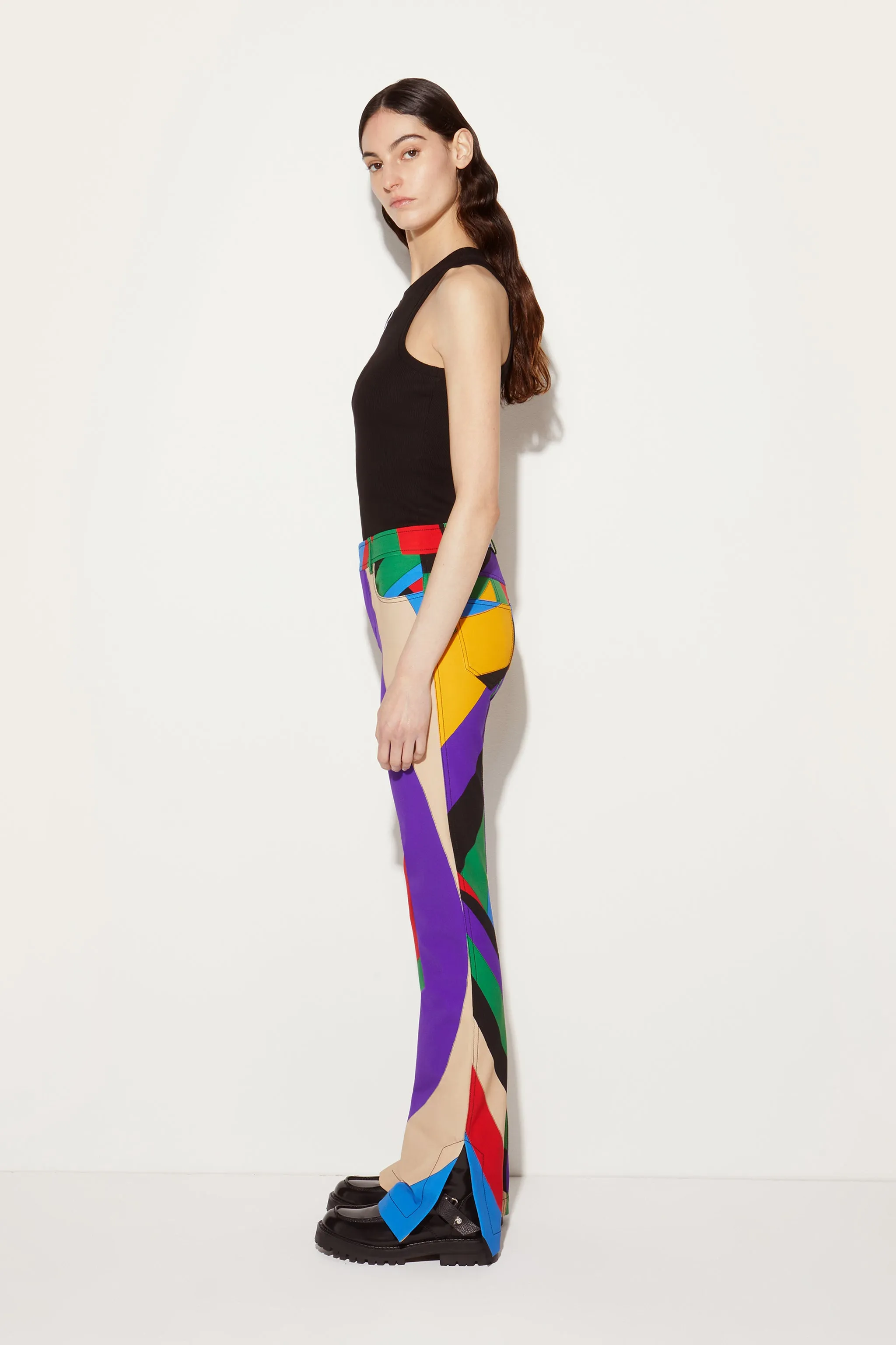 Iride-Print Trousers