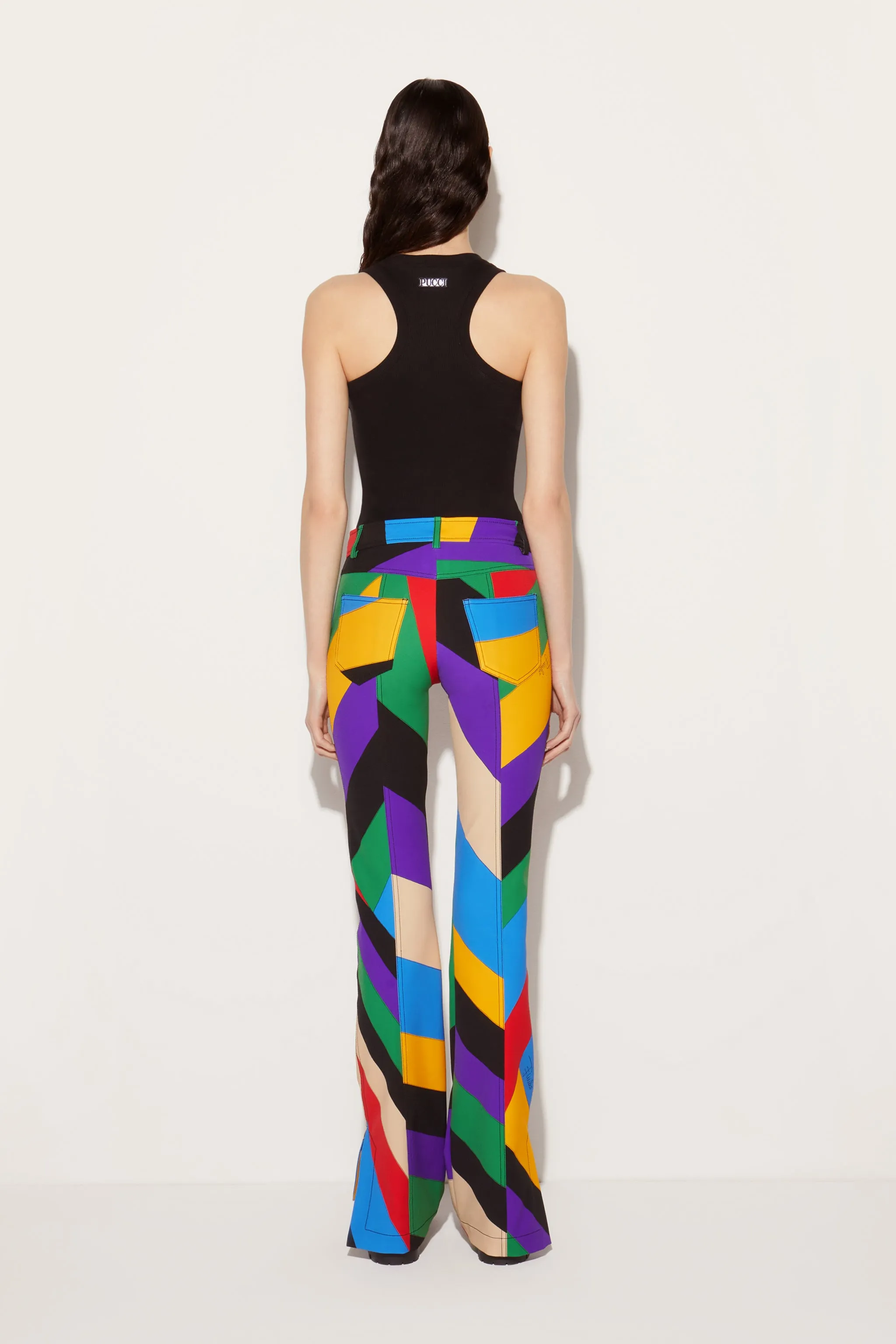 Iride-Print Trousers