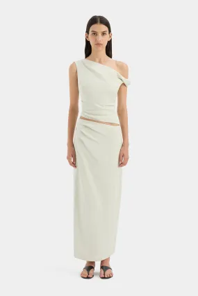 Iris Asymmetric Midi Skirt