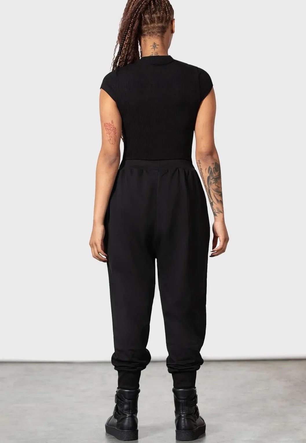 Killstar - Bone Idles Black - Sweat Pants