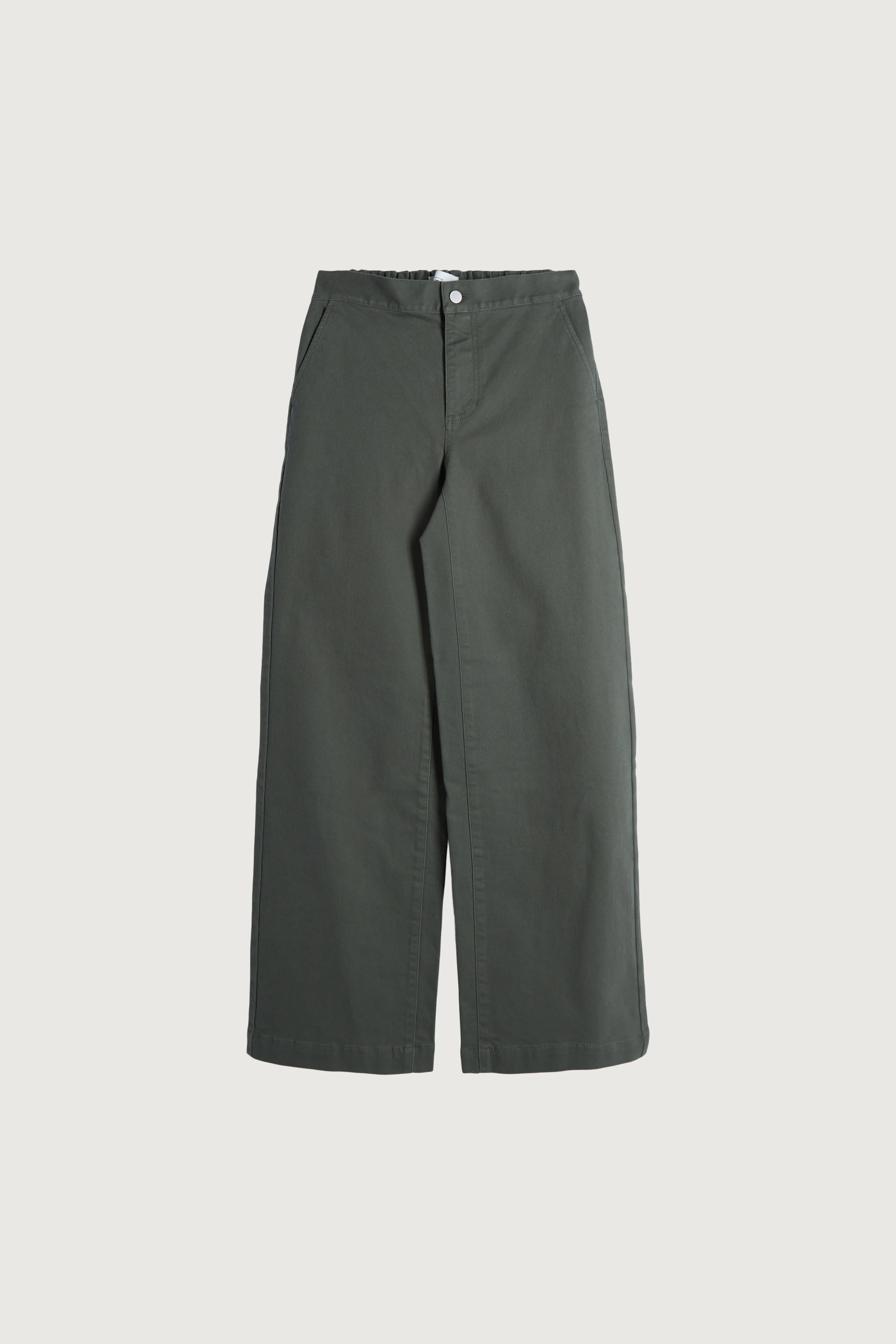 LONG LENGTH 30 TWILL WIDE LEG PANT