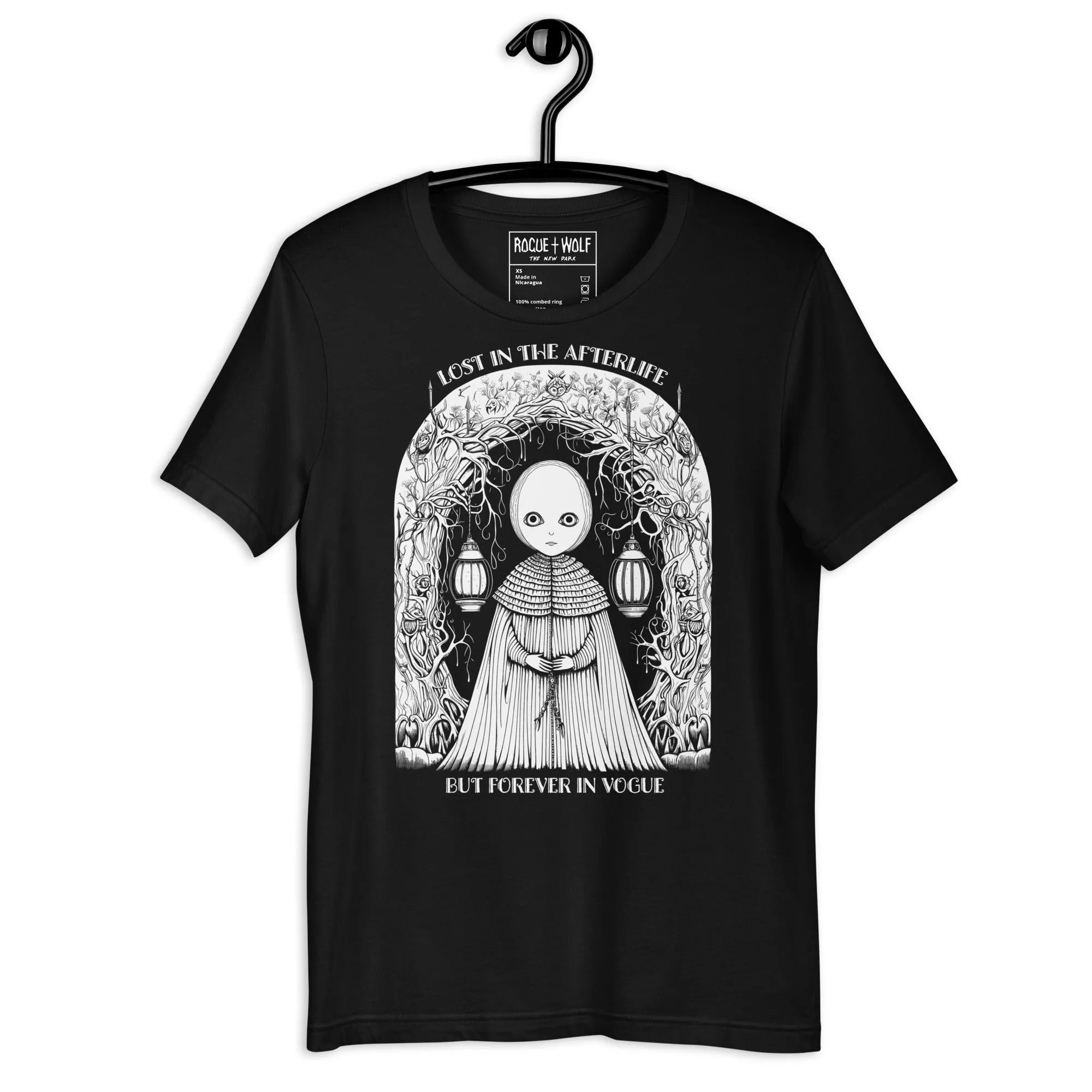 Lost in the Afterlife Tee - Goth T-Shirt Unisex Halloween Dark Academia Witchy Alt Style Occult Fashion Gift