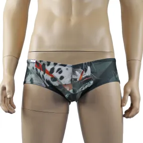 Mens Abstracts Tiger Mini Boxers Shorts