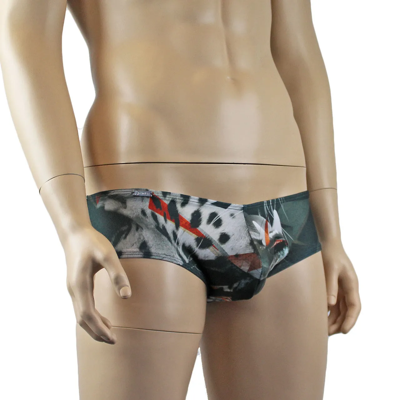 Mens Abstracts Tiger Mini Boxers Shorts