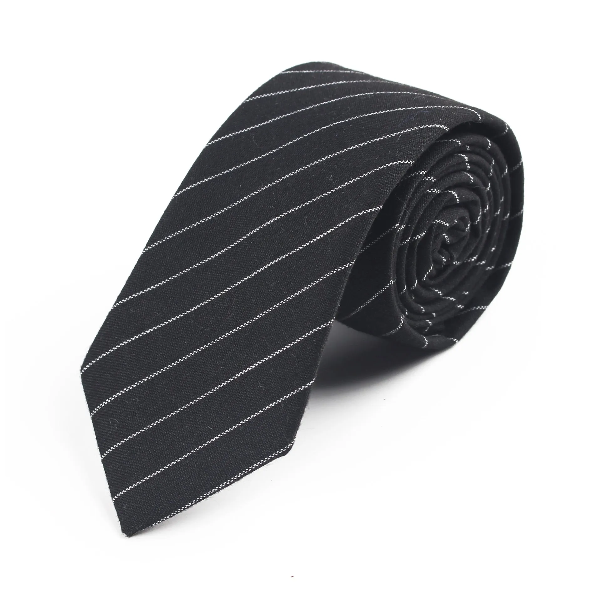 Men's Casual Business Cotton Striped Tie