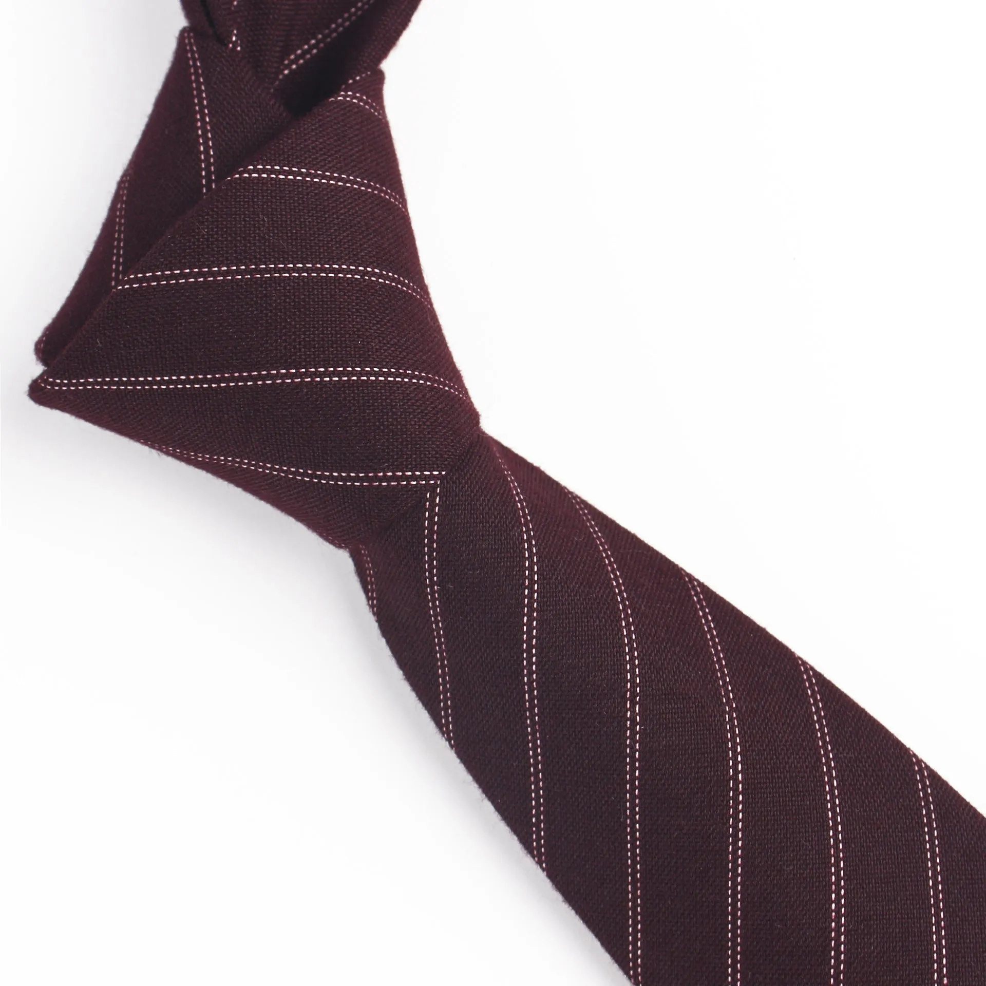 Men's Casual Business Cotton Striped Tie