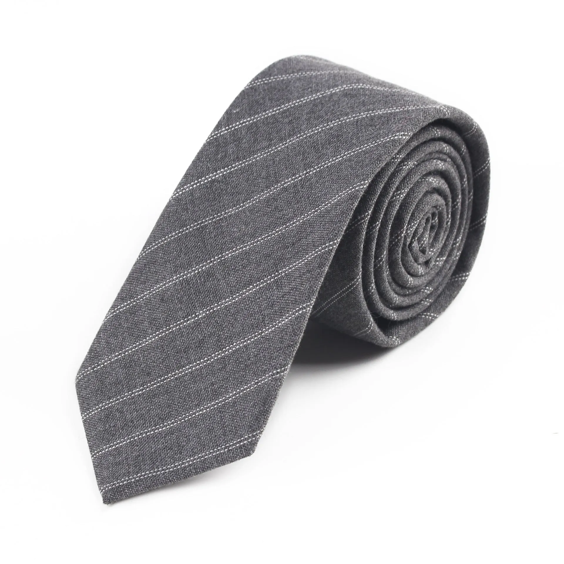 Men's Casual Business Cotton Striped Tie