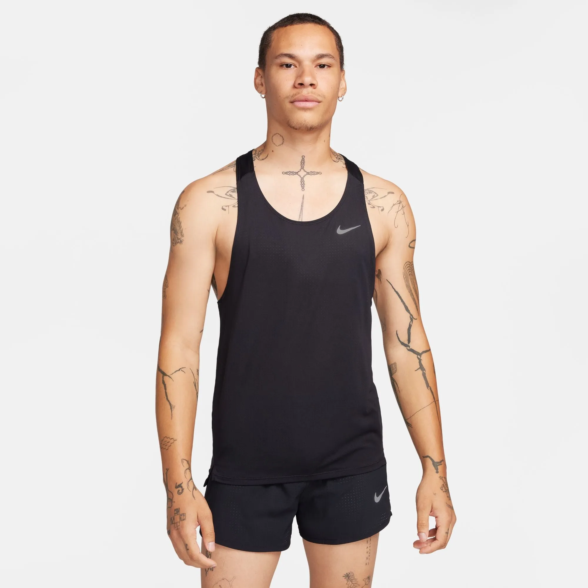 MEN'S DRI-FIT FAST SINGLET - 010 BLACK