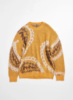 Mohair Paisley Pullover