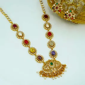 Navaratna Short Necklace