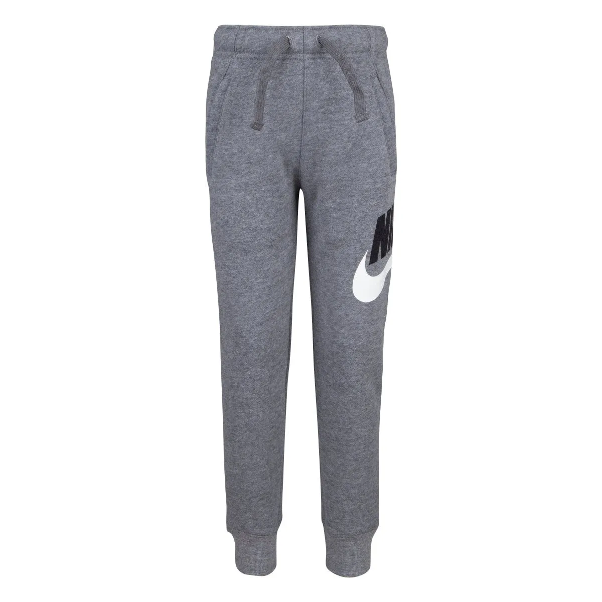 NIKE JUNIOR SPORTSWEAR CLUB FLEECE GREY TRACKPANTS