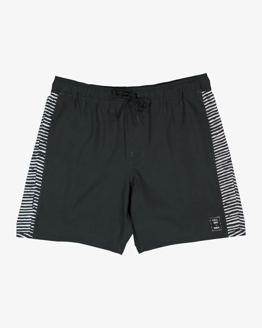 Noise Elastic Waist 17 Boardshorts - Black