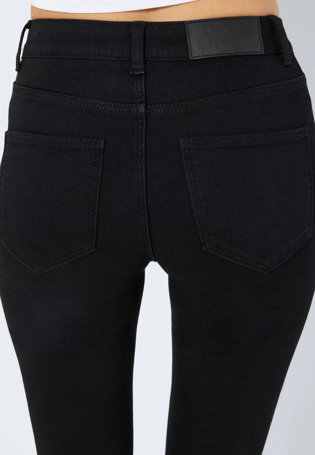 Noisy May - Billie Normal Waist Skinny Black - Jeans