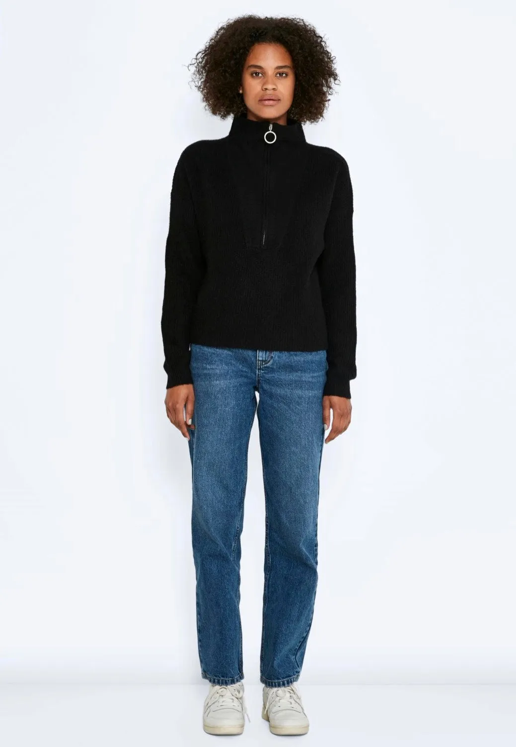 Noisy May - Newalice High Neck Black - Pullover