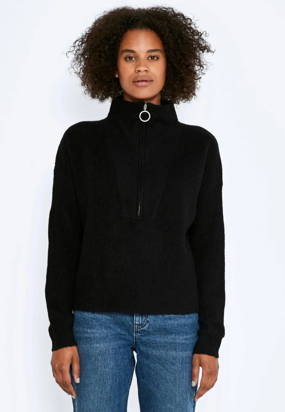 Noisy May - Newalice High Neck Black - Pullover