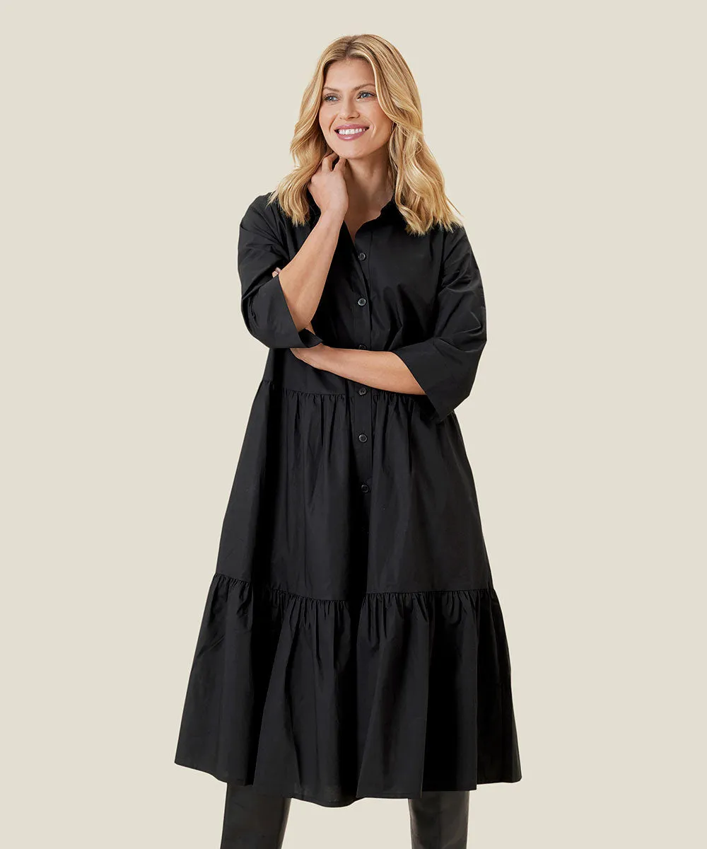 Nydilla Tiered Midi Dress