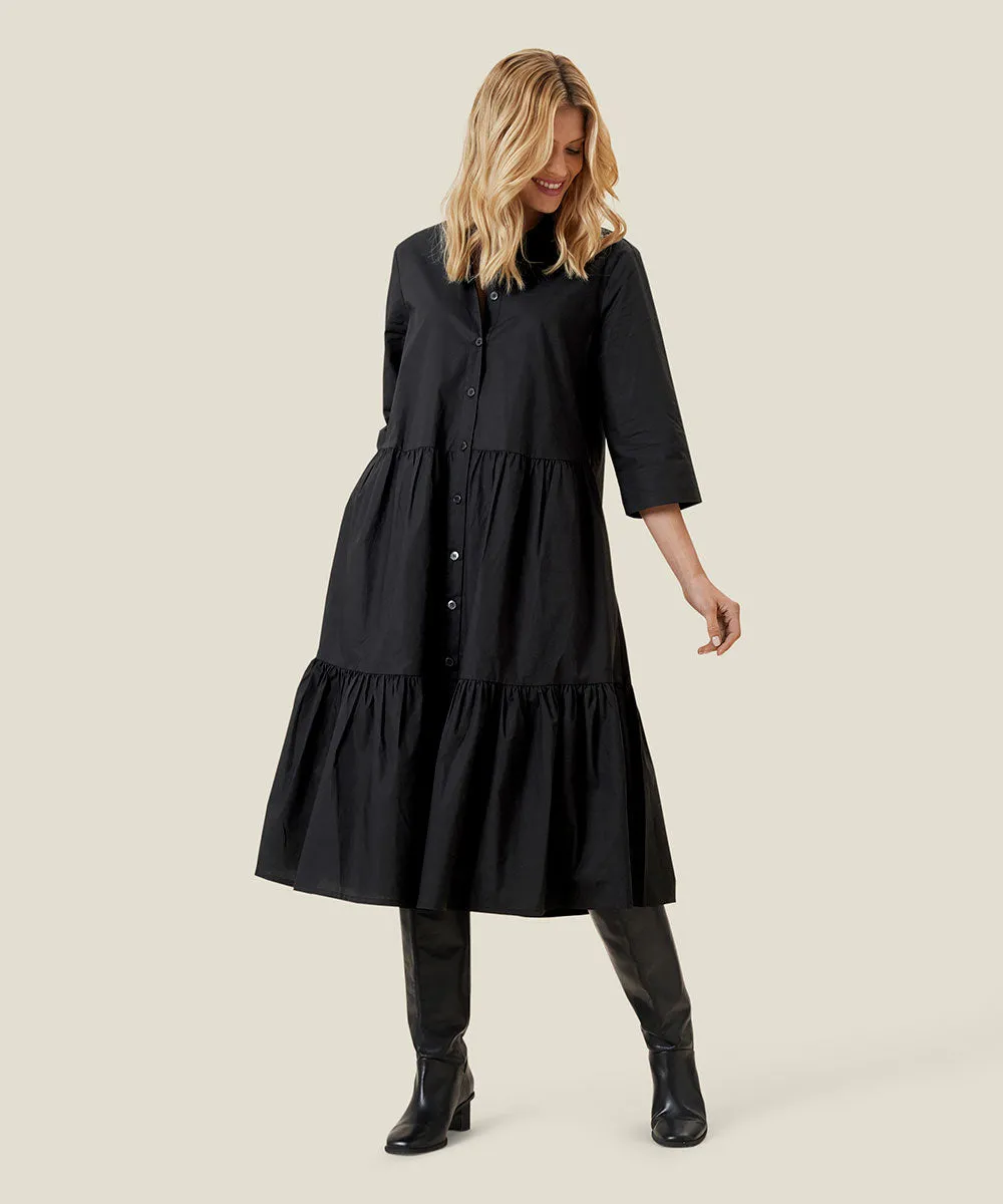 Nydilla Tiered Midi Dress