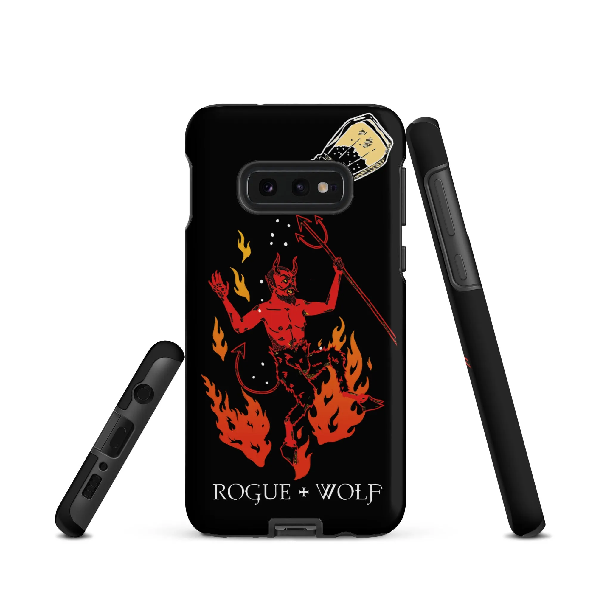 One Salty Devil Tough Phone Case for Samsung - Witchy Phone Accessories Goth Anti-Scratch Shockproof Cover