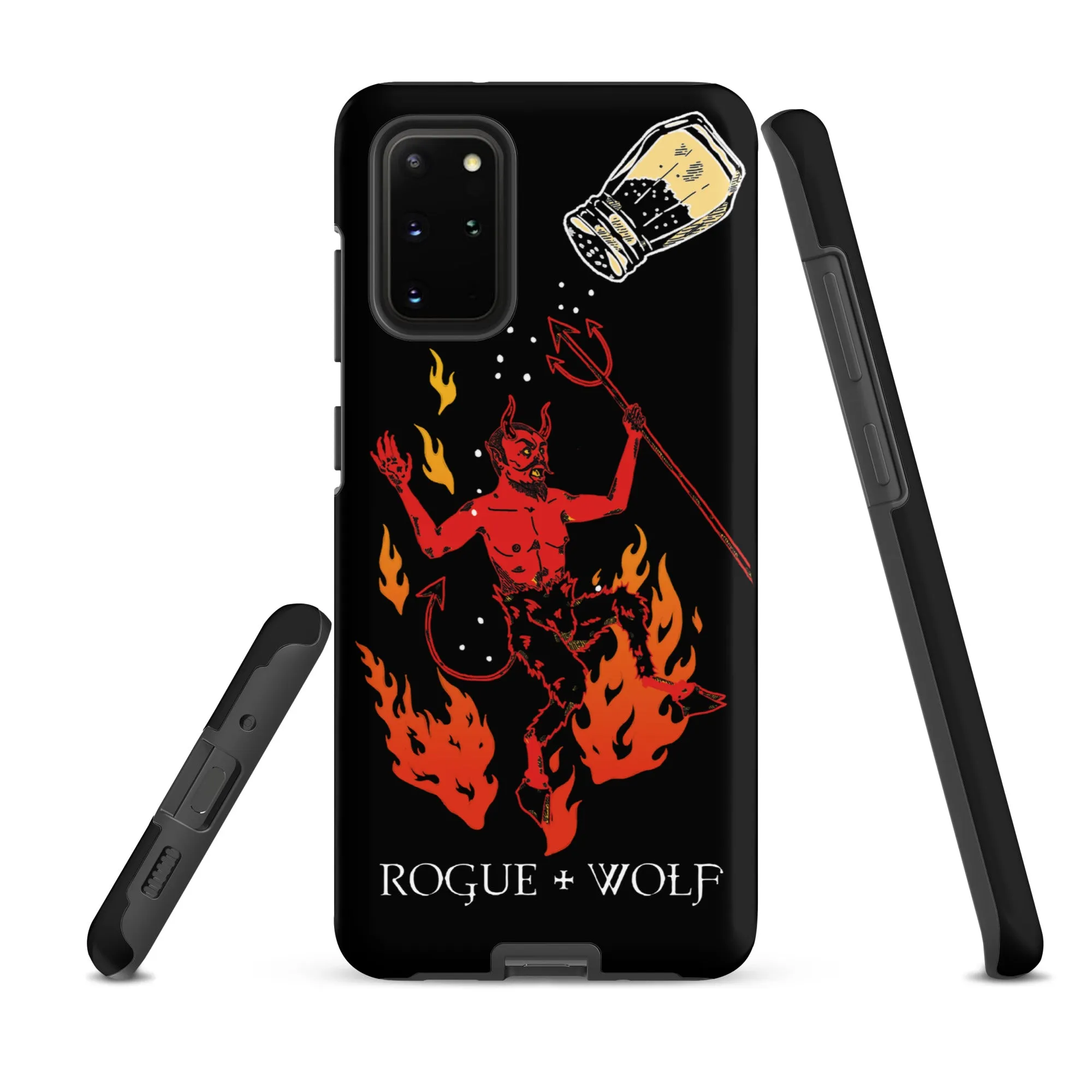 One Salty Devil Tough Phone Case for Samsung - Witchy Phone Accessories Goth Anti-Scratch Shockproof Cover