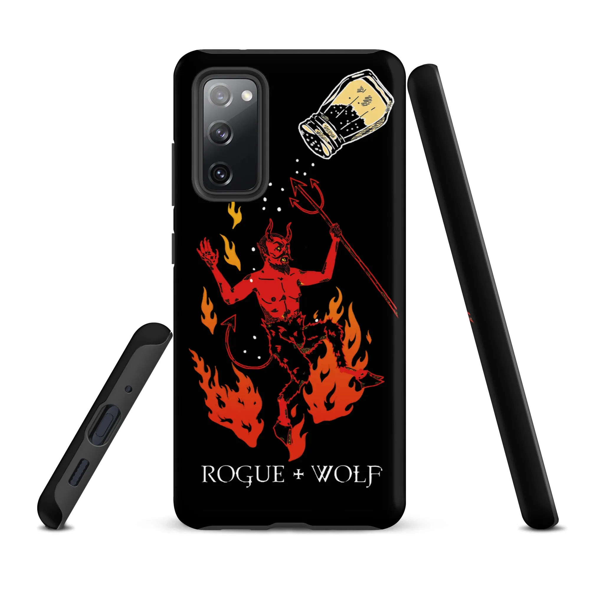 One Salty Devil Tough Phone Case for Samsung - Witchy Phone Accessories Goth Anti-Scratch Shockproof Cover