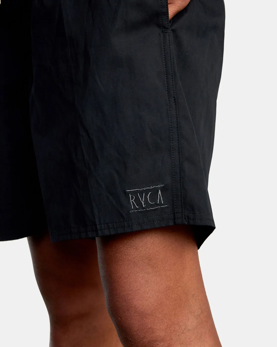 Opposites Hybrid Elasticized Shorts - Black