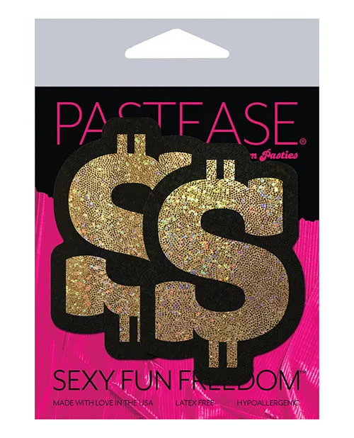 Pastease Glitter Dollar Sign - Gold O/S