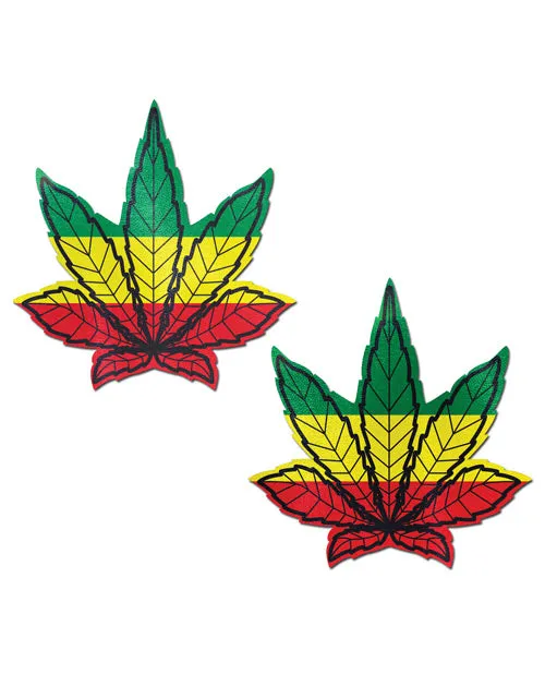 Pastease Marijuana Leafs - Rasta O/S