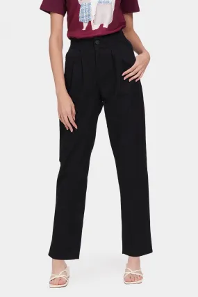 Pleated Ankle Length Cozy Pants