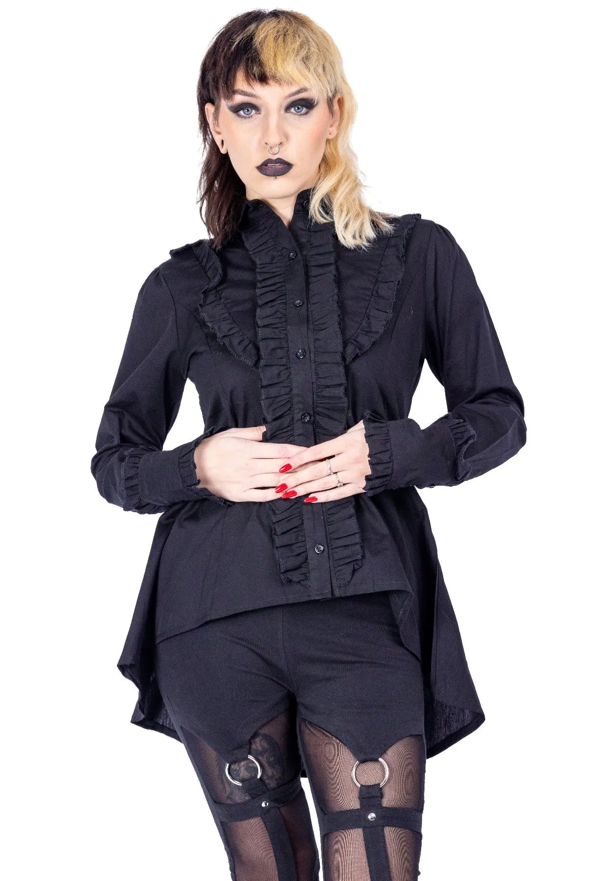 Poizen Industries - Thora Black - Blouse