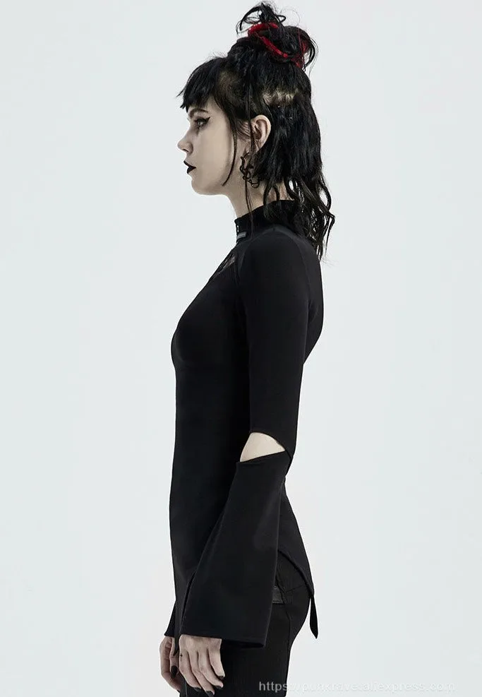 Punk Rave - Kerosene Asymmetrical Black - Top