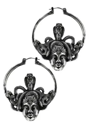 Restyle - Medusa Hoop Silver - Earrings