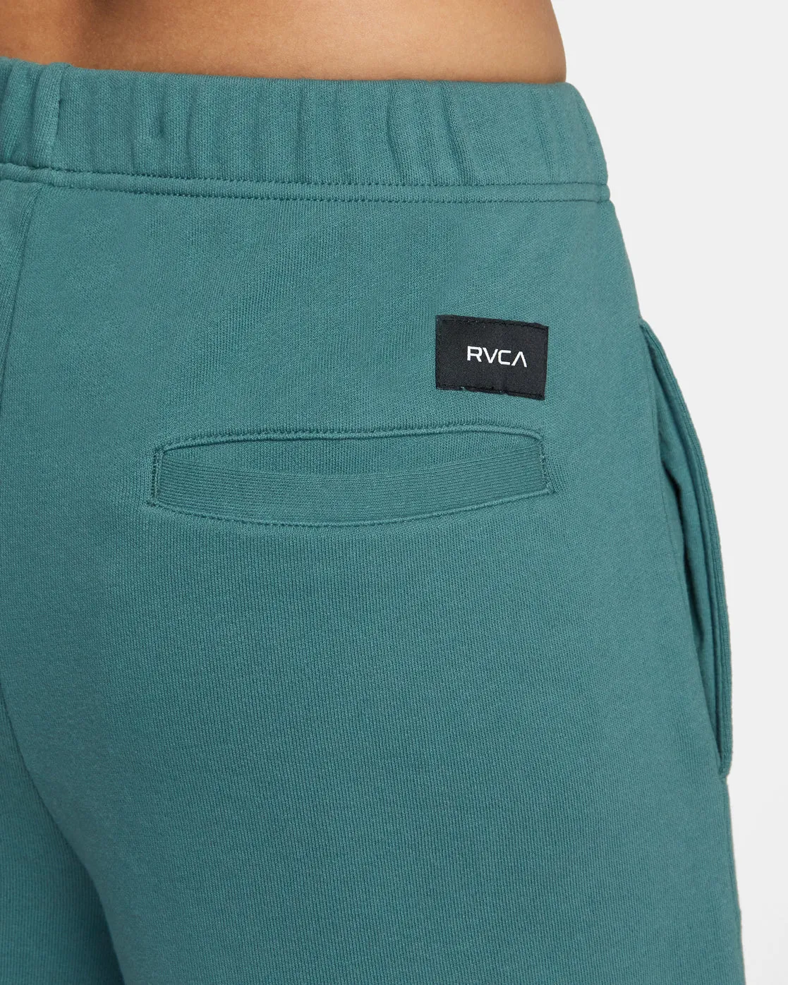 Rose Machado Baggy Oversized Sweat Shorts - Teal