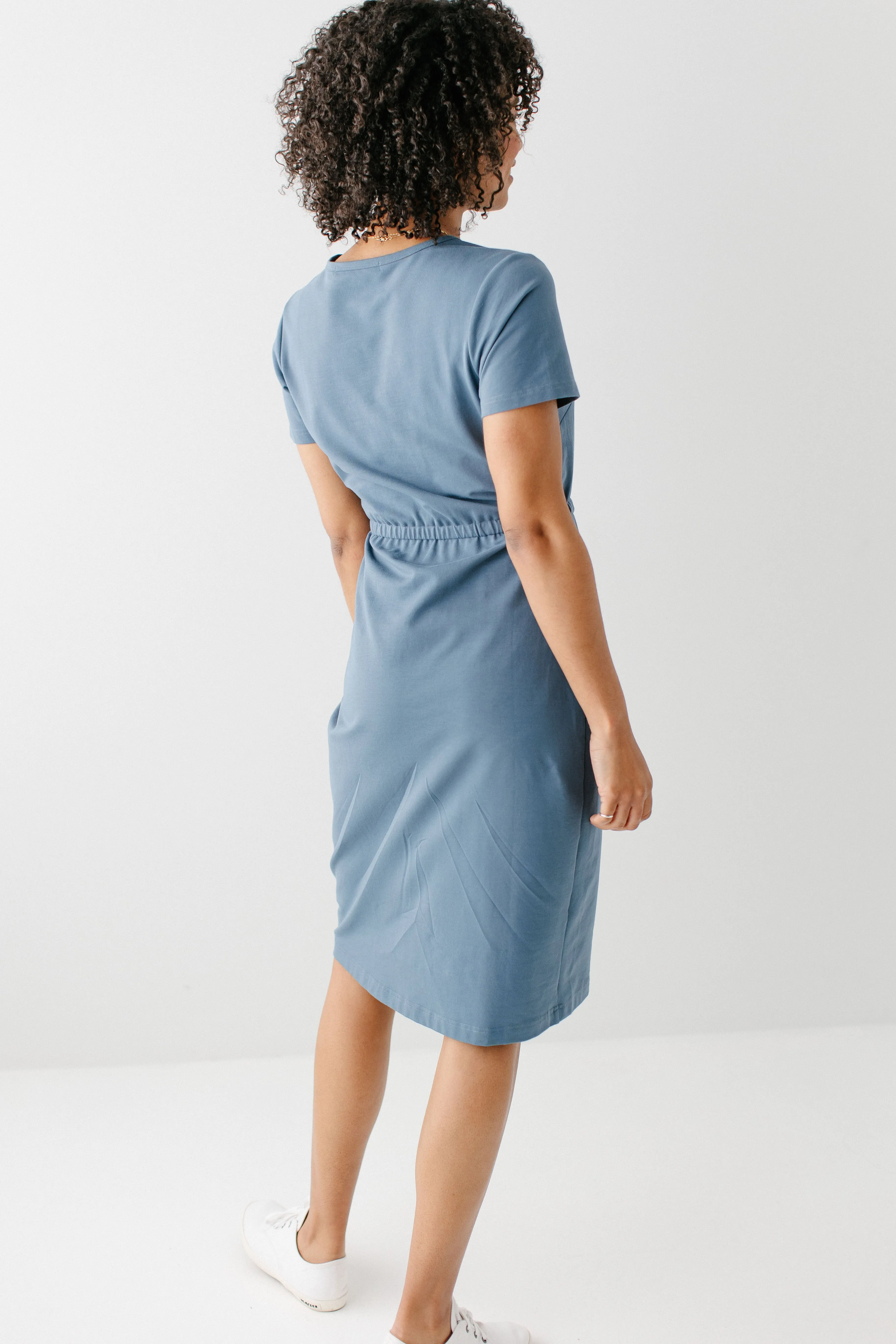 'Rosina' Cotton Blend Everyday Dress FINAL SALE