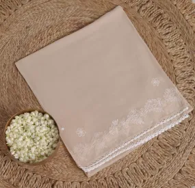 Saba Chikankari Dupatta - Beige