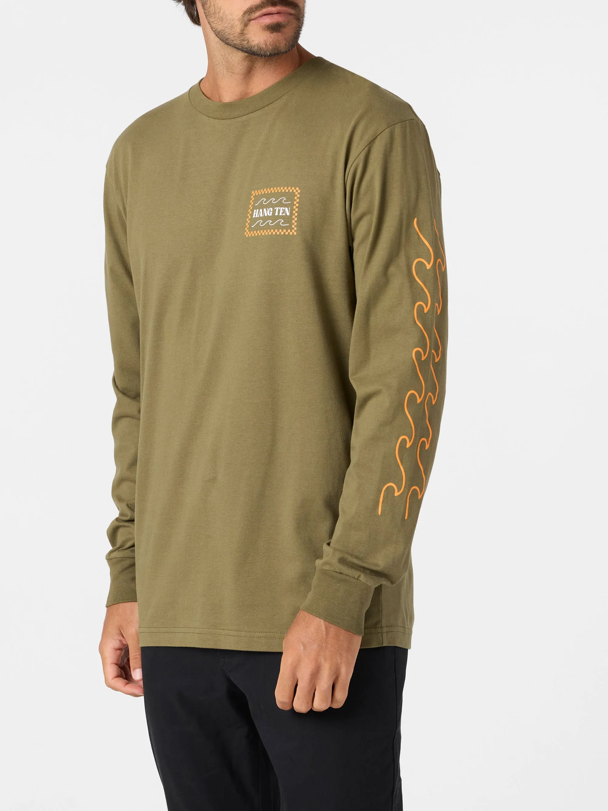 Speckled Surf Long Sleeve Tee