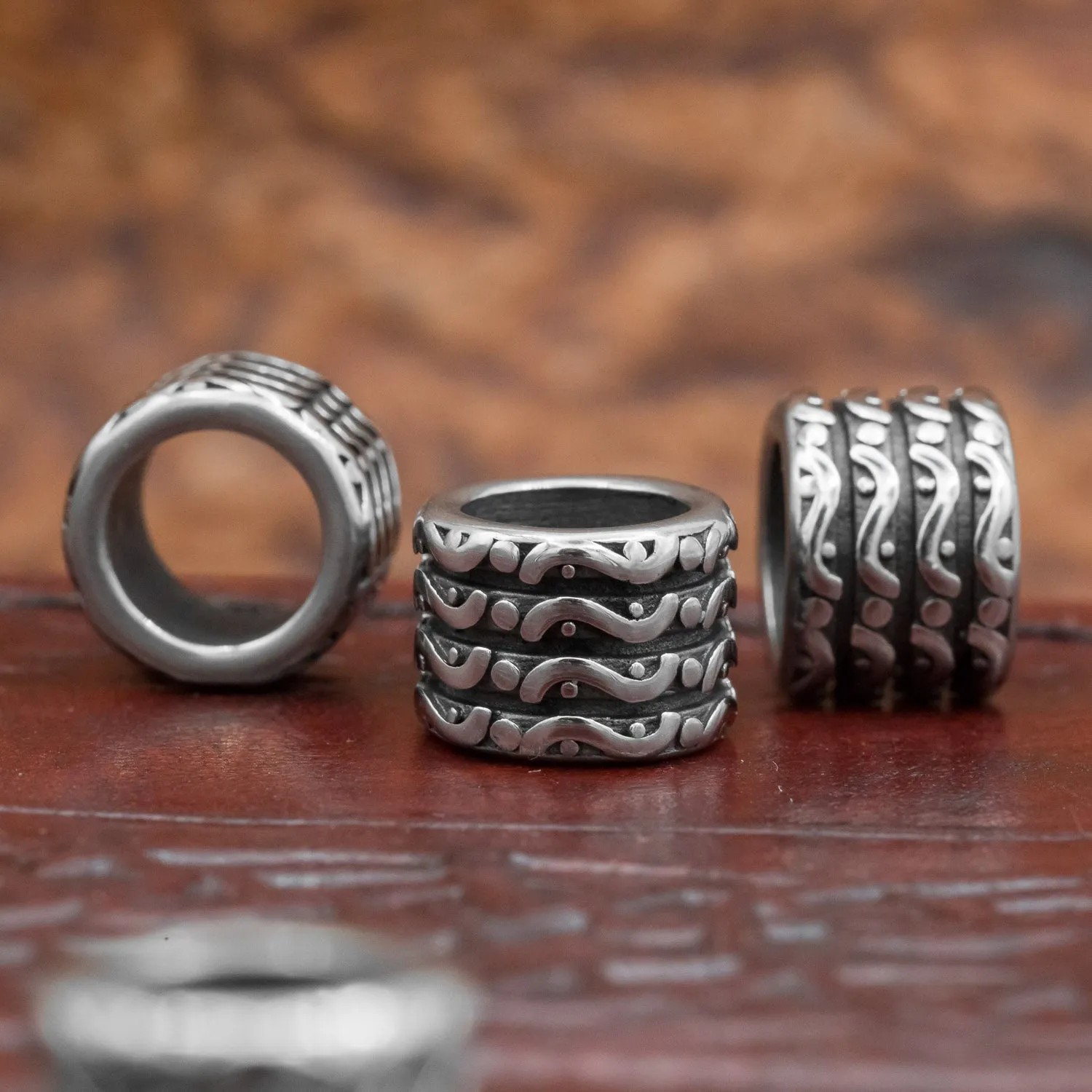 Stainless Steel Hair Bead