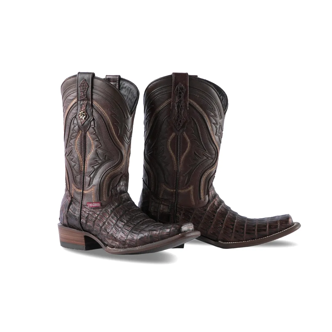 Texas Country Exotic Boot Caiman Belly Paris LM151