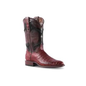 Texas Country Exotic Boot Panza Caiman Belly Brandy LM81