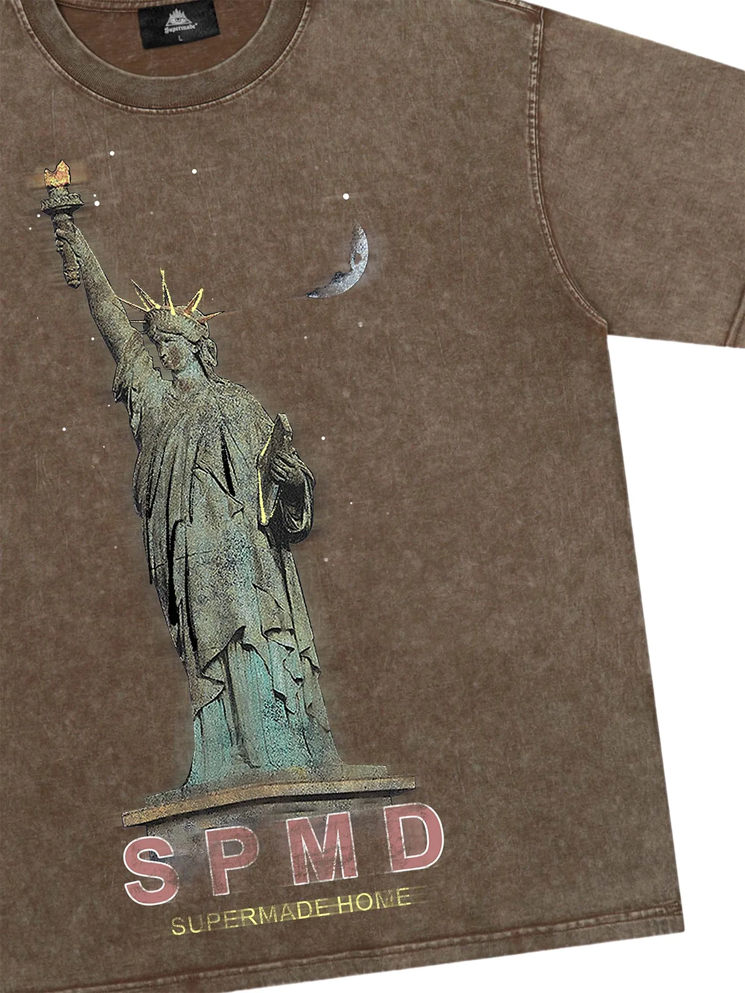 Thesupermade Statue Of Liberty Vintage T-shirt - 2132