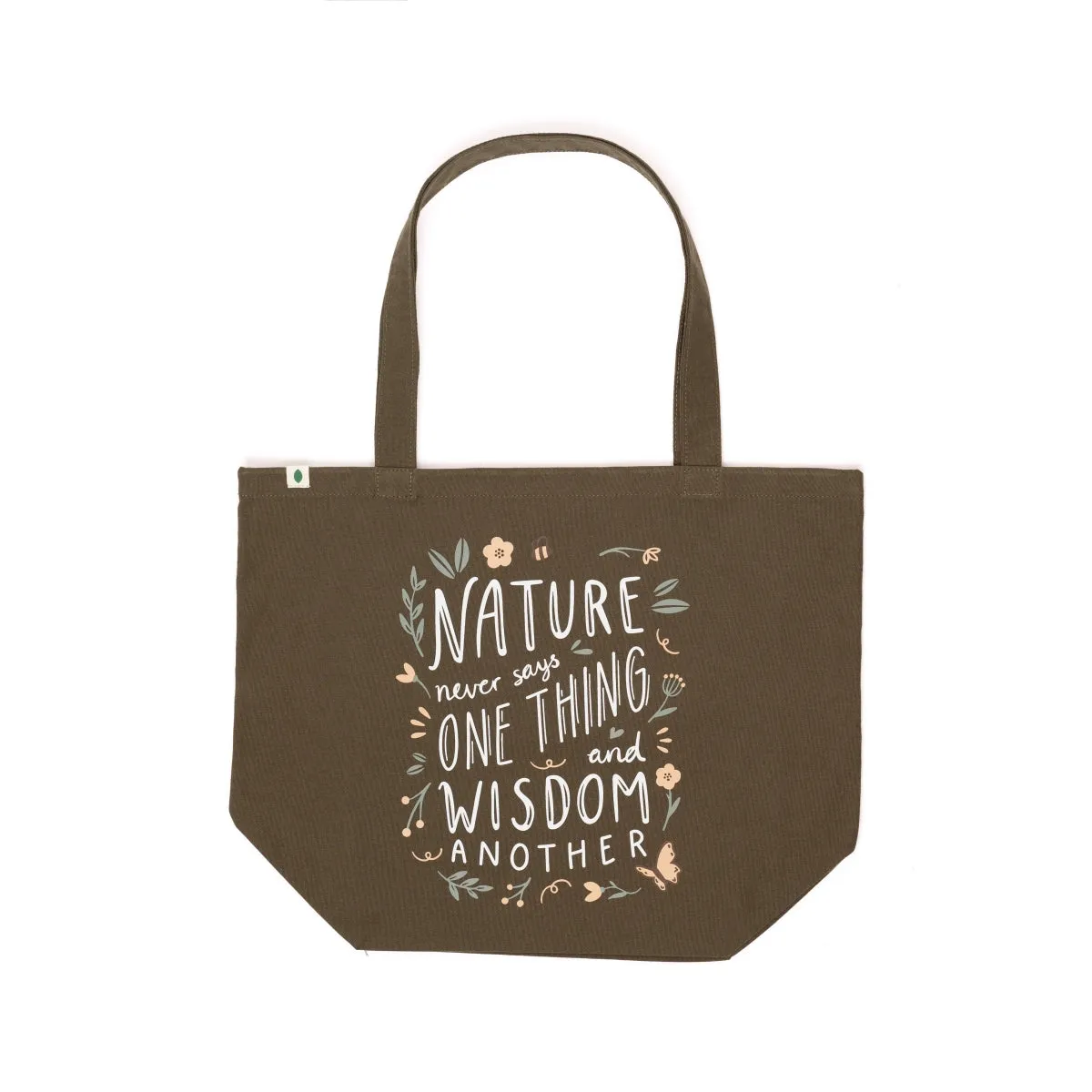 tote bag nature kaki tol004