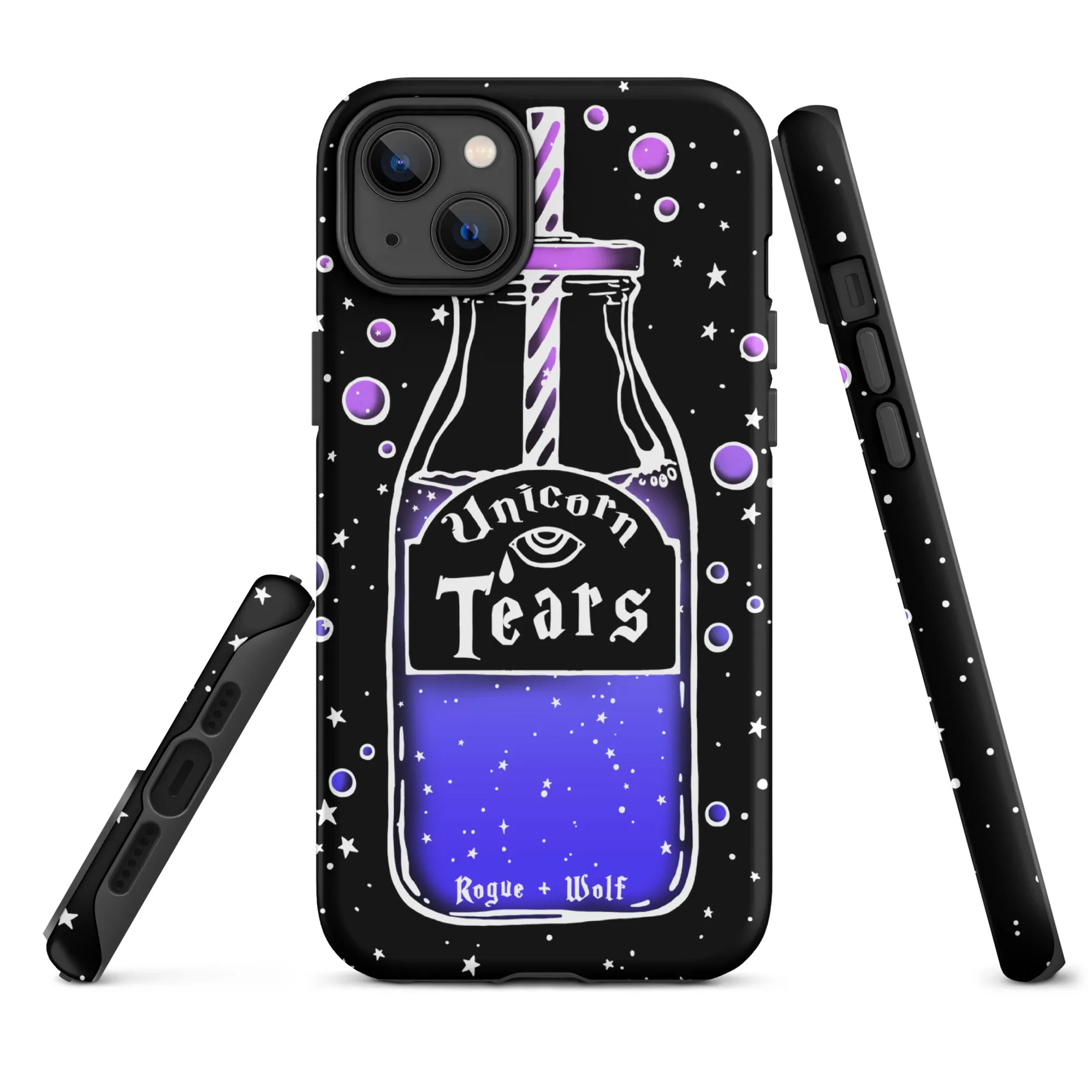 Unicorn Tears Tough Phone Case for iPhone - Witchy Goth Anti-scratch Shockproof Phone Case Cover