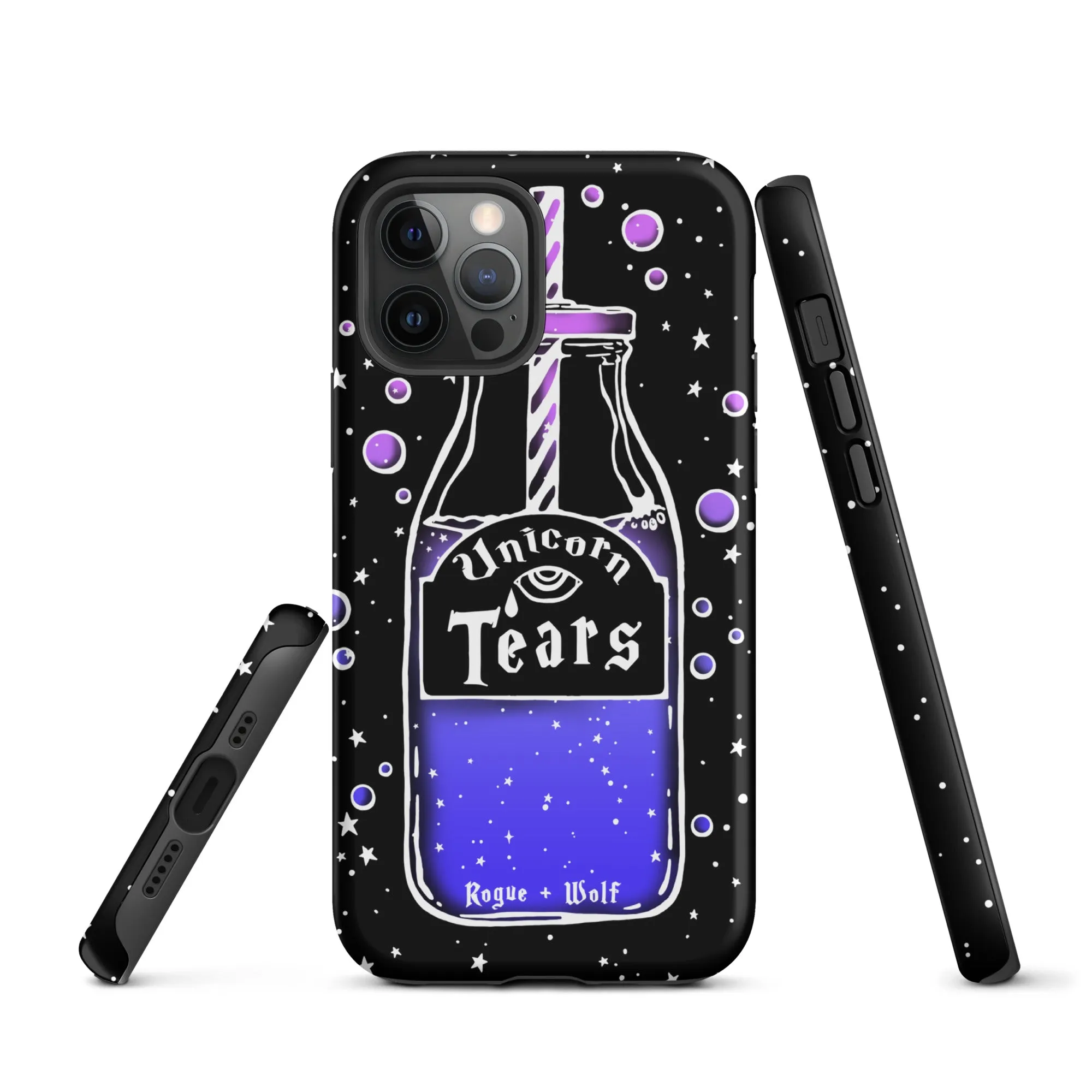 Unicorn Tears Tough Phone Case for iPhone - Witchy Goth Anti-scratch Shockproof Phone Case Cover