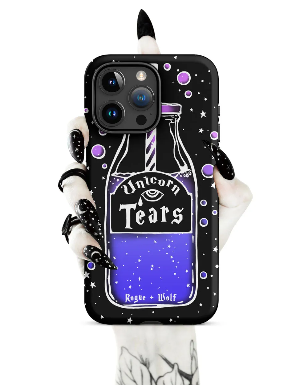 Unicorn Tears Tough Phone Case for iPhone - Witchy Goth Anti-scratch Shockproof Phone Case Cover