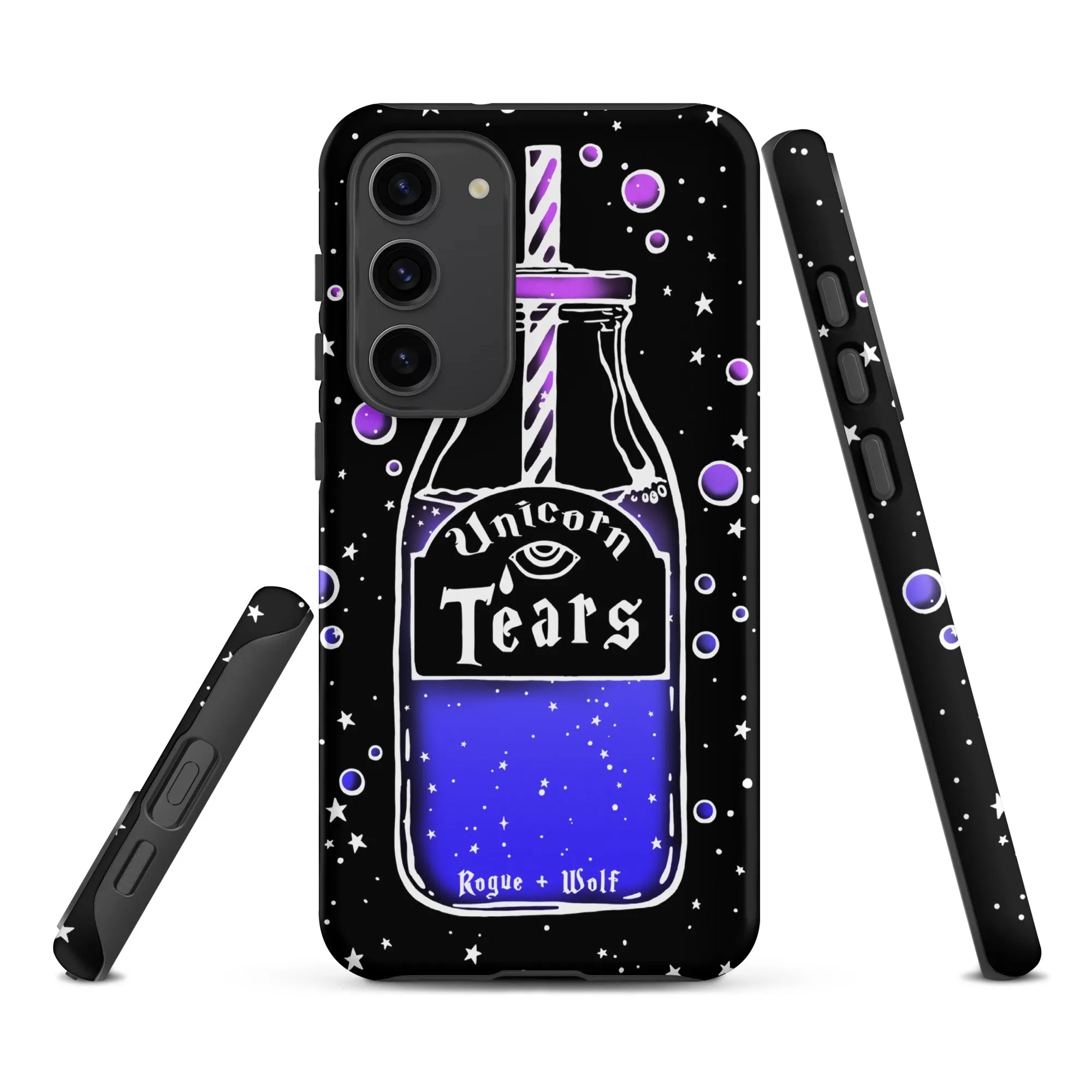 Unicorn Tears Tough Phone Case for Samsung - Witchy Goth Shockproof Anti-scratch Cover Gothic Phone Accessories