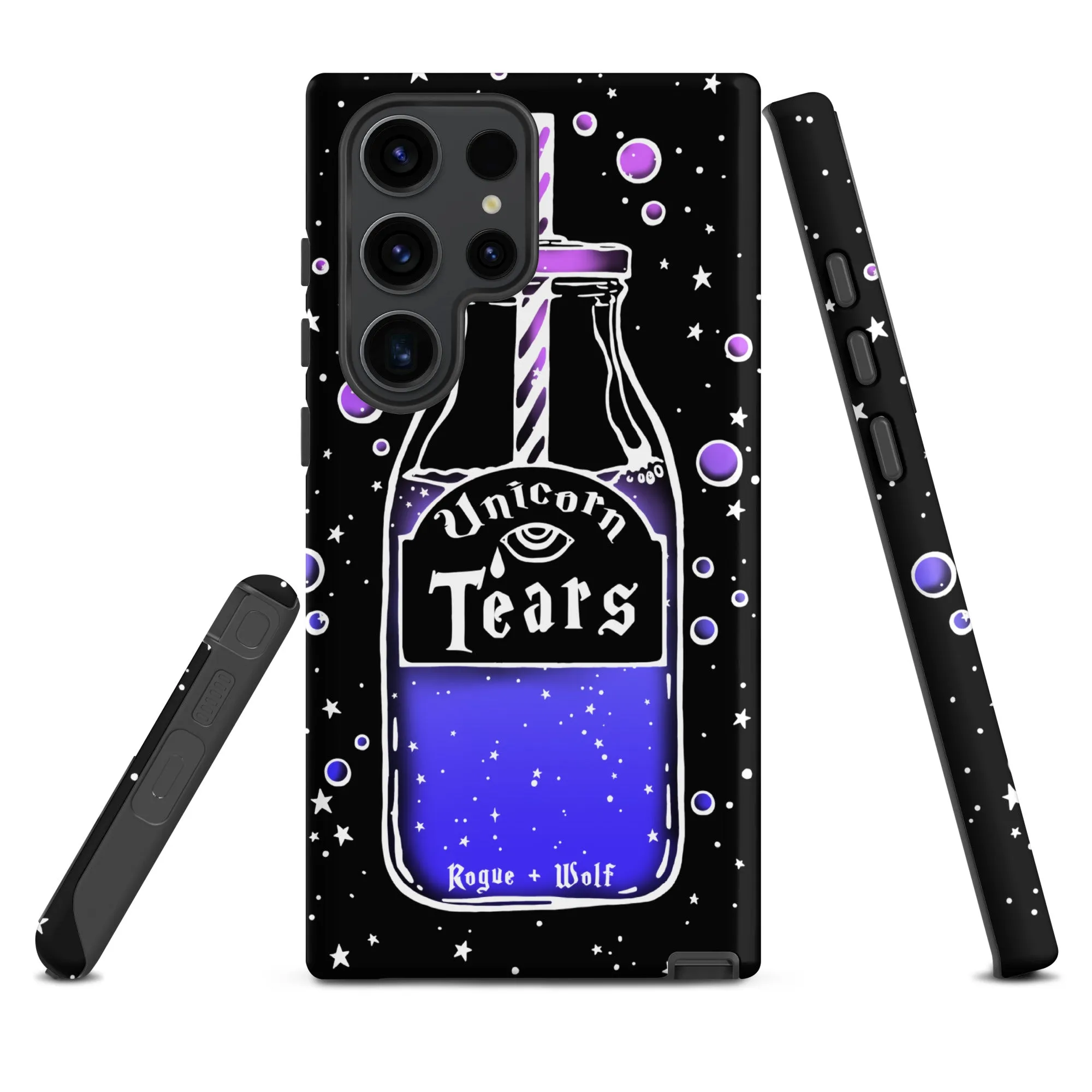 Unicorn Tears Tough Phone Case for Samsung - Witchy Goth Shockproof Anti-scratch Cover Gothic Phone Accessories