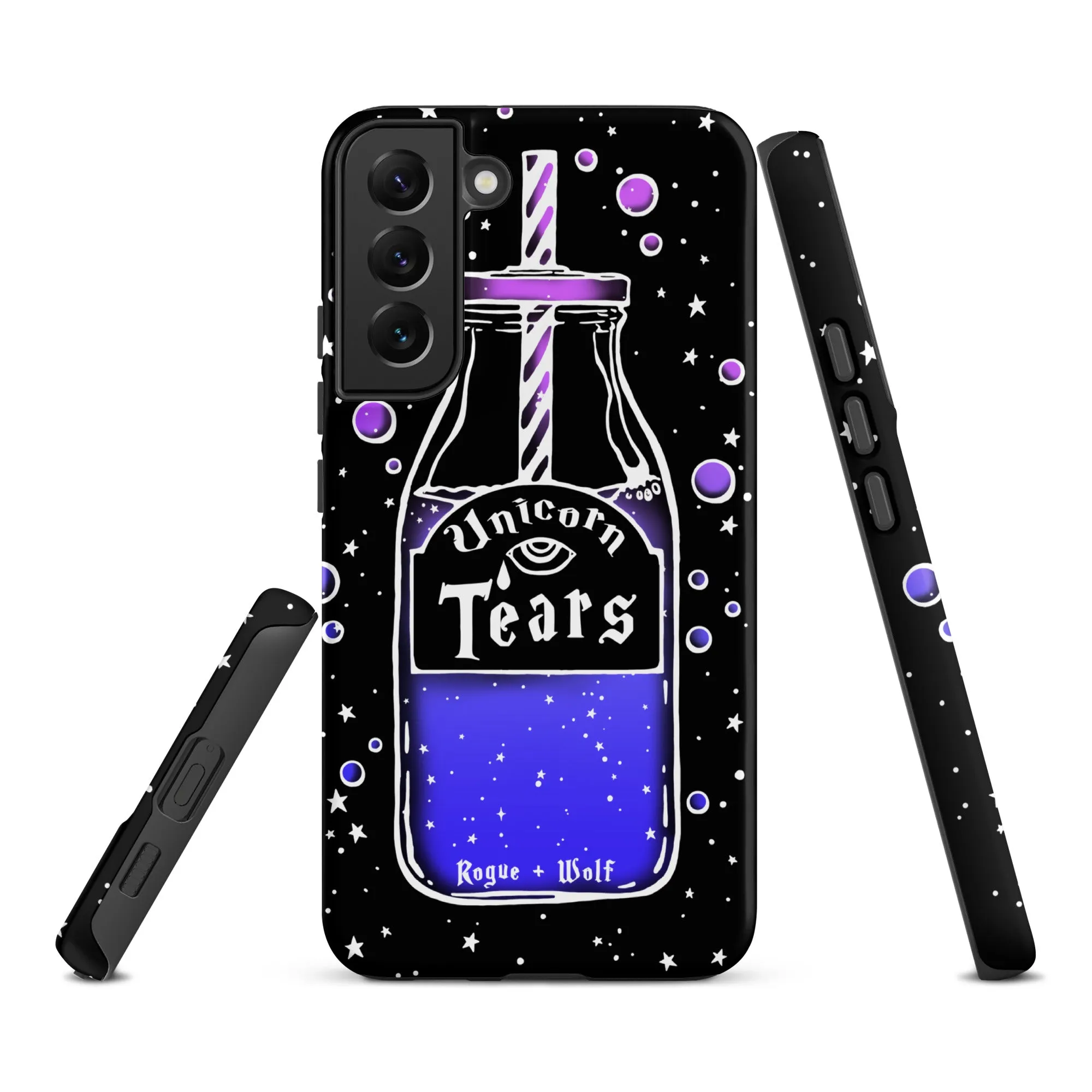 Unicorn Tears Tough Phone Case for Samsung - Witchy Goth Shockproof Anti-scratch Cover Gothic Phone Accessories