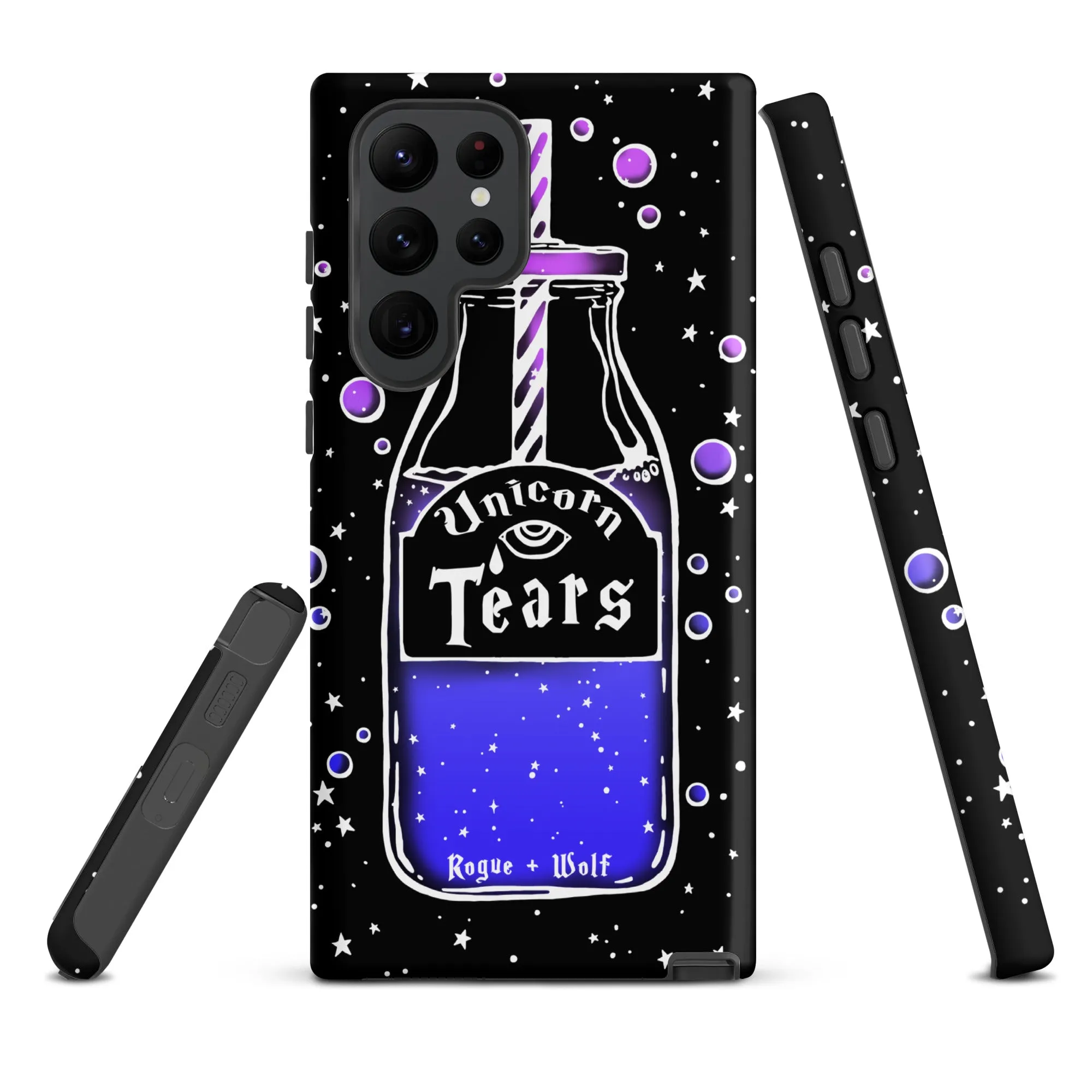 Unicorn Tears Tough Phone Case for Samsung - Witchy Goth Shockproof Anti-scratch Cover Gothic Phone Accessories