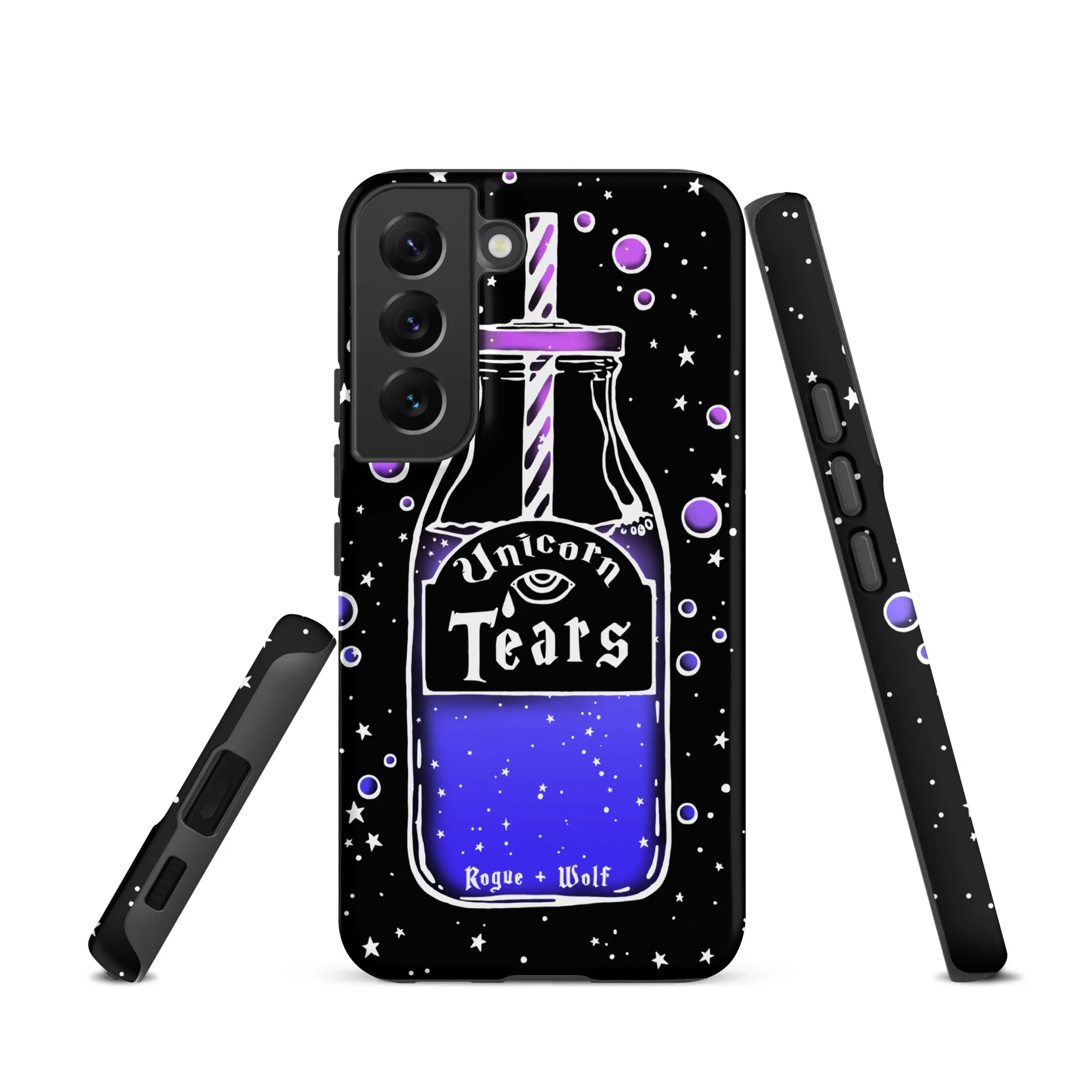 Unicorn Tears Tough Phone Case for Samsung - Witchy Goth Shockproof Anti-scratch Cover Gothic Phone Accessories