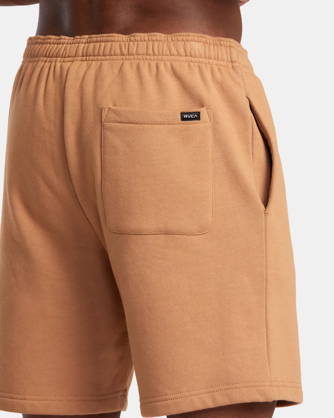 VA Essential 18 Sweat Shorts - Dark Khaki