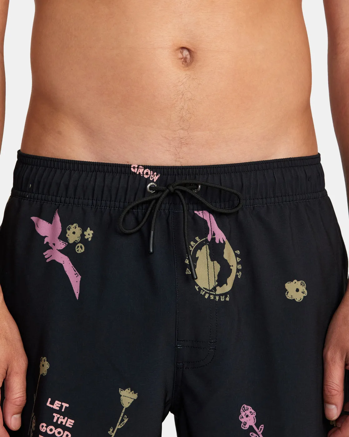 VA Pigment Elastic Waist 17 Boardshorts - Dark Plum